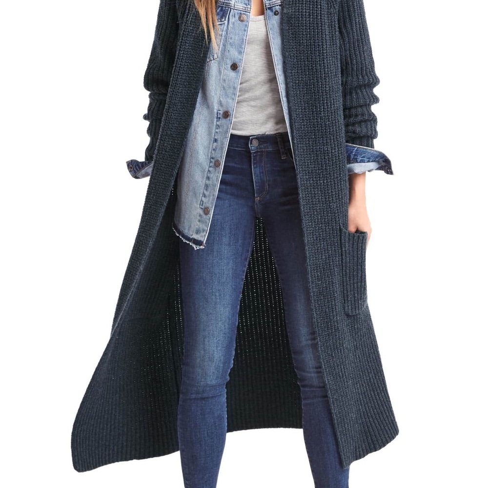 ☃️GAP Midi Length Wool Blend Knit Shaker Maxi XS